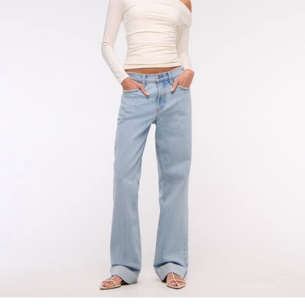 Abercrombie & Fitch low rise baggy jeans
